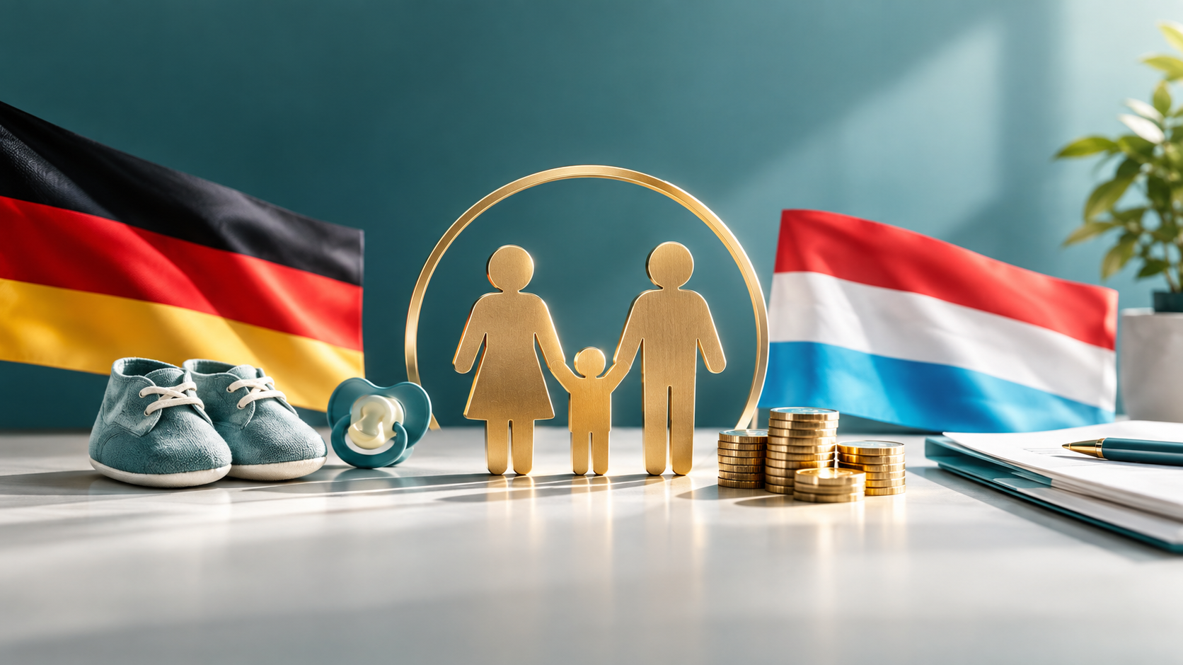 Kindererziehungszeiten in Deutschland und Babyjahre in Luxemburg